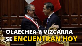 Martín Vizcarra y Pedro Olaechea definirán la reunión donde abordarán el proyecto de adelanto de elecciones
