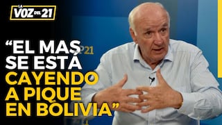 José García Belaunde: “El MAS se está cayendo a pique en Bolivia”