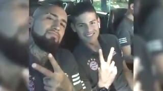 Arturo Vidal y James Rodríguez más unidos que nunca en el Bayern Munich [FOTO Y VIDEO]