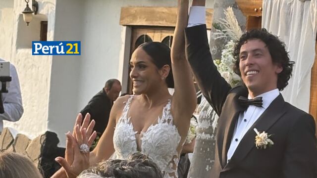 Mateo Garrido Lecca celebra a lo grande su boda con la bailarina Verónica Álvarez