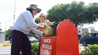 Instalan 31 contenedores ecológicos para reciclar residuos inorgánicos en Surco