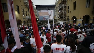Perú vs Paraguay: Así se vive el partido en pantalla gigante en Centro de Lima