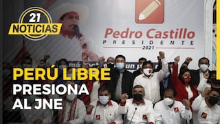 Bancada de Perú Libre presiona al JNE