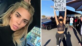Kendall Jenner afirma que polémica fotografía que la muestra en una protesta es falsa