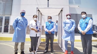 Empresario árabe Yoqoob Mubarak dona túnel de desinfección automatizado a hospital de Essalud en Trujillo 
