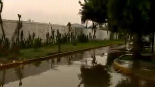 Calles de Chorrillos inundadas desde ayer [VIDEO]