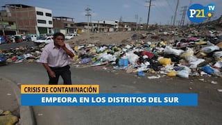 Distritos del sur de Lima viven la peor crisis de contaminación de su historia