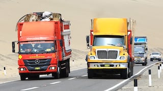 Restringen circulación de vehículos de carga pesada en laPanamericana Sur en febrero