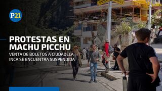 Machu Picchu: turistas y pobladores protestan por suspensión de venta de entradas 