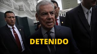 César Villanueva, detenido [VIDEO]