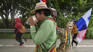 Indígenas inician larga marcha pacífica contra la presidencia en Panamá
