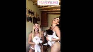 Flavia Laos y Alessandra Fuller bailan el 'Dura Challenge' junto a sus mascotas [VIDEO]