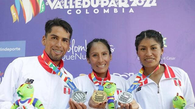 Castillo felicita a Gladys Tejeda, Luz Rojas y Ferdinan Cereceda por triunfo en Juegos Bolivarianos