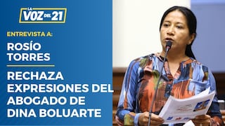 Rosio Torres: Rechaza expresiones del abogado de Dina Boluarte