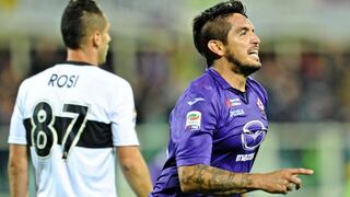 Juan Vargas confirmó que renovó con la Fiorentina hasta 2015