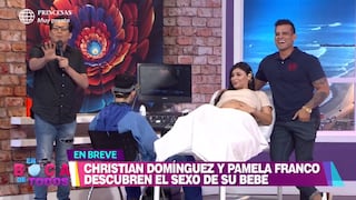 Christian Domínguez y Pamela Franco revelan el sexo de su bebe