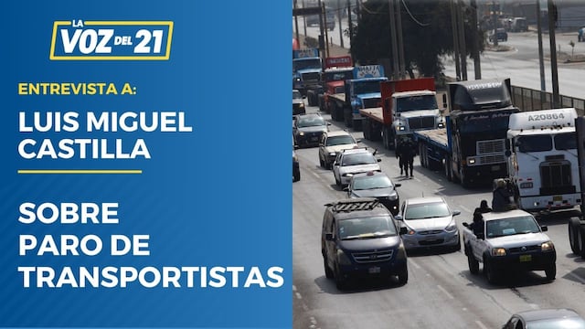 Luis Miguel Castilla sobre paro de transportistas: “Se viene una ola de protestas” 