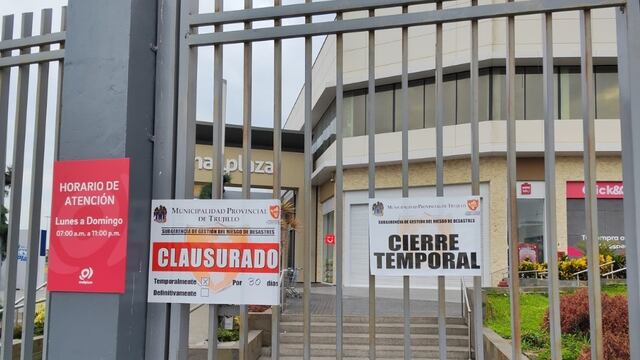 Municipalidad de Trujillo clausura mall por 30 días