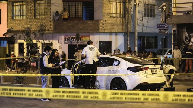 Matan a policía dentro de su auto en Comas