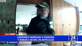 San Isidro: Delincuentes roban en vivienda y se llevan más de 80 mil dólares en artículos
