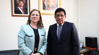 Premier Vicente Zeballos se reunió con María Isabel León, presidenta de la Confiep