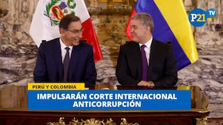 Reunión bilateral: Perú y Colombia impulsarán una "Corte Internacional Anticorrupción"