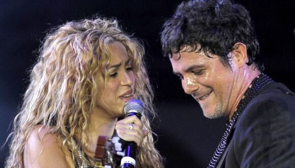 Shakira y Alejandro Sanz, colegas y grandes amigos. (Foto: AFP)