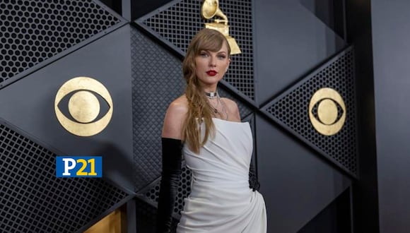 Taylor Swift hace historia en los Grammy con su cuarto premio a álbum del año. (Foto: EFE / Armando Arorizo)