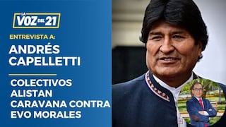 Andrés Capelletti: Colectivos alistan caravana contra Evo Morales