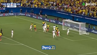 ¡Otra asistencia de James! Gol de Lerma para poner el 1-0 de Colombia sobre Uruguay