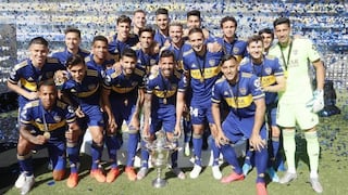Boca Juniors, de Carlos Zambrano, esperó más de ocho meses para recibir la copa de la Superliga