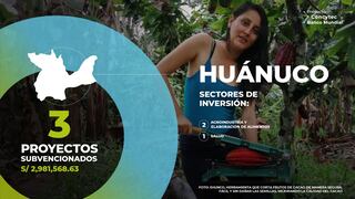 Huánuco: Concytec financia con más de 2 millones de soles tres proyectos para impulsar el desarrollo de la región