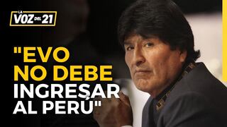 César Candela: “El señor Evo Morales no debe ingresar al Perú”