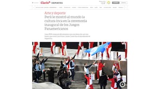 Panamericanos 2019: Así informó América Latina la inauguración en Lima [FOTOS]