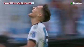 Argentina vs. Países Bajos: gran jugada de Messi y gol de Nahuel Molina para el 1-0 en Qatar 2022 [VIDEO]