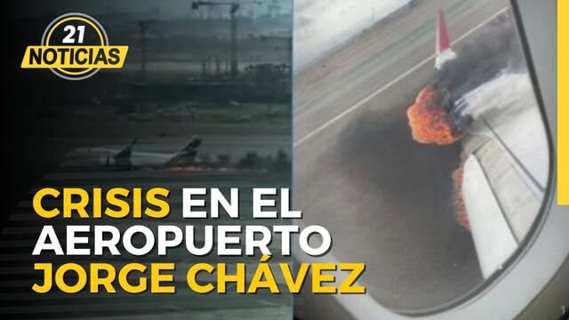 Crisis en el aeropuerto Jorge Chávez por accidente en avión de Latam