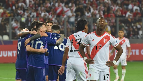 Perú perdió por 2 a 0 ante Argentina. (Foto: Javier Zapata)