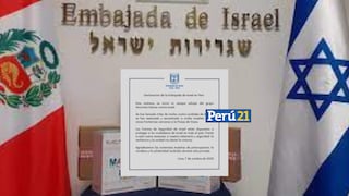 Embajada de Israel en el Perú se pronuncia: “Agradecemos las numerosas muestras de preocupación”