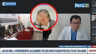 Médico del penal Barbadillo: “Toledo está irritable, ansioso, agresivo y se rehúsa a ser atendido”