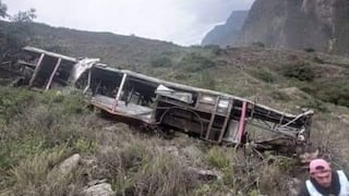 Áncash: Al menos 23 mueren tras caída de bus a abismo