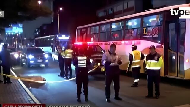Bus de transporte público atropella a un anciano en Miraflores 