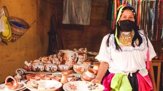 San Martín: mujer saca adelante a su familia con artesanía de la comunidad Wayku [VIDEO]