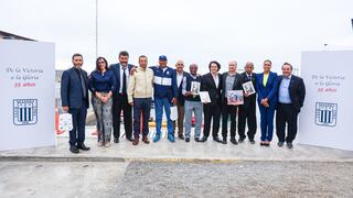 Alianza Lima estrechó los lazos con Colo Colo tras inaugurar el Parque de la Memoria Blanquiazul