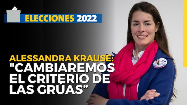 Alessandra Krause candidata de Miraflores por Avanza País