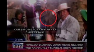 Alejandro Toledo aseguró que ‘matará’ a Keiko Fujimori con una comba [Video]