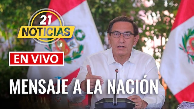 Mensaje a la nación del presidente Martín Vizcarra
