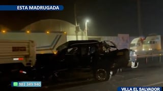 Madrugada FATAL: Violento accidente deja un muerto y varios heridos en la Panamericana Sur [VIDEO]