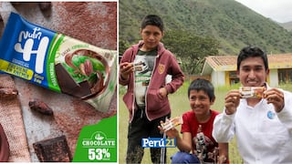 Julio Garay presenta nuevo chocolate de Nutri H con espirulina que combate la anemia