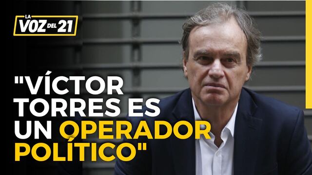 Carlos Basombrío: “Víctor Torres es un operador político”