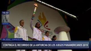 Pedro Gallese encendió el pebetero de los Juegos Panamericanos 2019 en Surquillo